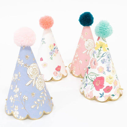 Meri Meri English Garden Party Hats (set of 8) - partyalacarte.co.in