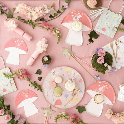 Meri Meri Fairy Mushroom Plates (set of 8) - partyalacarte.co.in