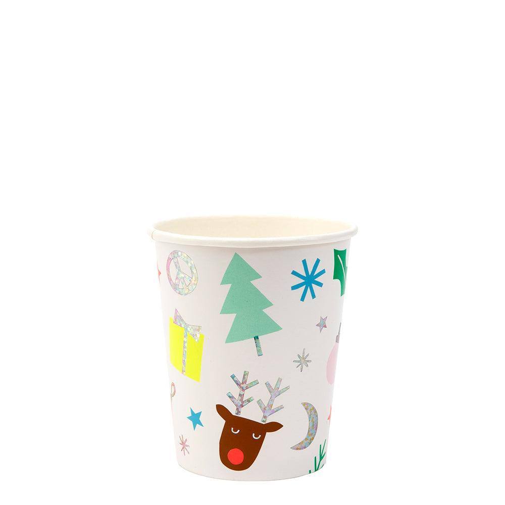 Meri Meri Festive Fun Cup (Pack of 8) - partyalacarte.co.in