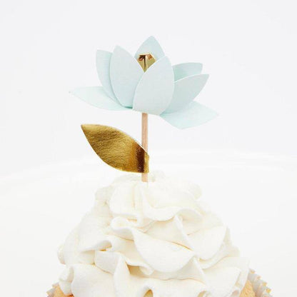 Meri Meri Flower Bouquet Cupcake Kit (set of 12 toppers) - partyalacarte.co.in