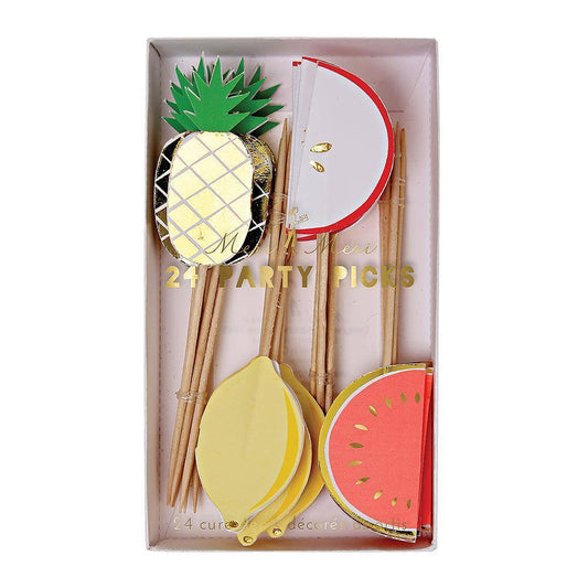 Meri Meri Fruit Party Picks (set of 24) - partyalacarte.co.in