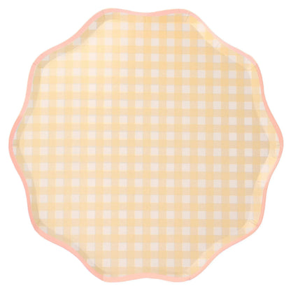 Meri Meri Gingham Dinner Plates (set of 12) - partyalacarte.co.in