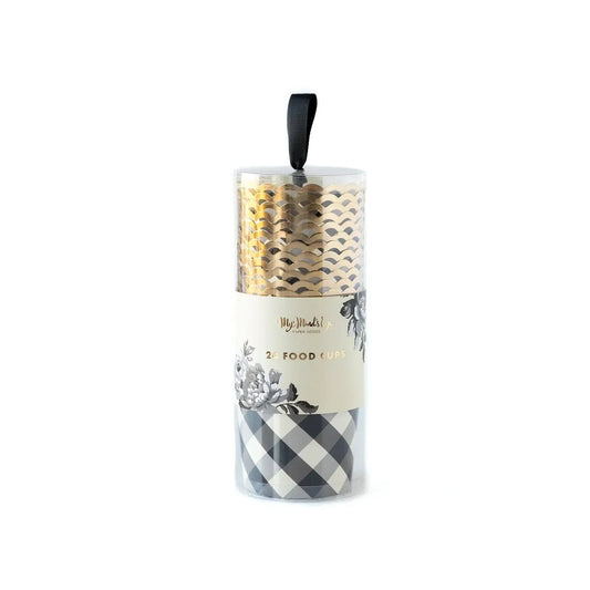 My Minds Eye Gingham Food Cups (x24) - partyalacarte.co.in