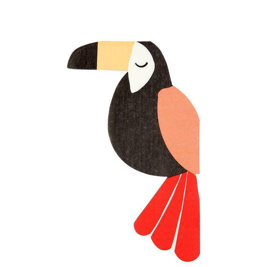 Meri Meri Go Wild Toucan Napkins (set of 20) - partyalacarte.co.in