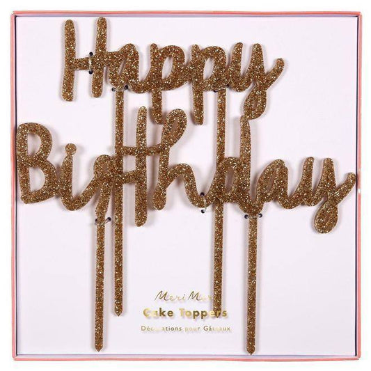 partyalacarte.in Happy Birthday Acrylic Toppers (set of 2) - partyalacarte.co.in