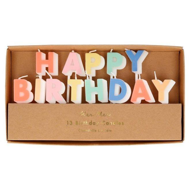 Meri Meri Happy Birthday Candle Set (set of 13) - partyalacarte.co.in