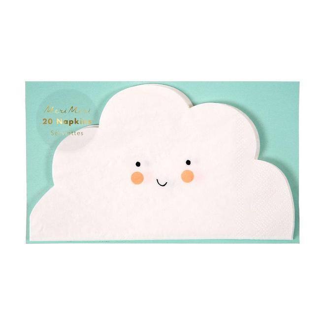 Meri Meri Happy Cloud Napkins (set of 20) - partyalacarte.co.in