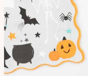 Meri Meri Happy Halloween Large Napkins (x 16) - partyalacarte.co.in