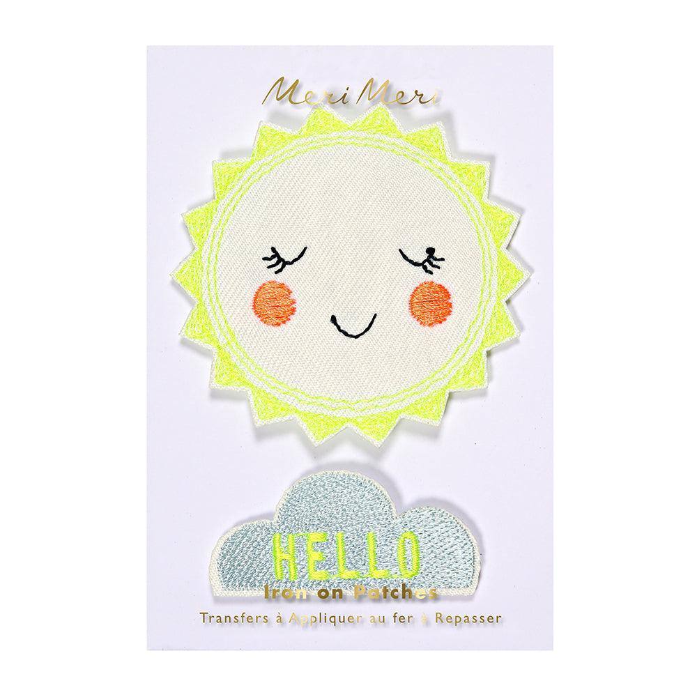 Meri Meri Hello Sunshine Patches (set of 2) - partyalacarte.co.in