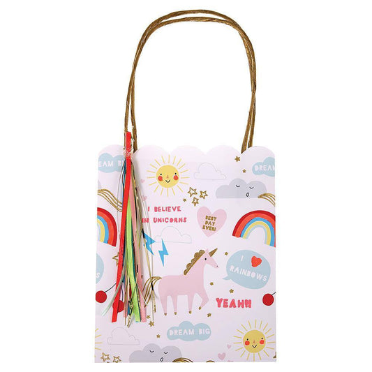 Meri Meri I Believe In Unicorns Party Bags (set of 8) - partyalacarte.co.in