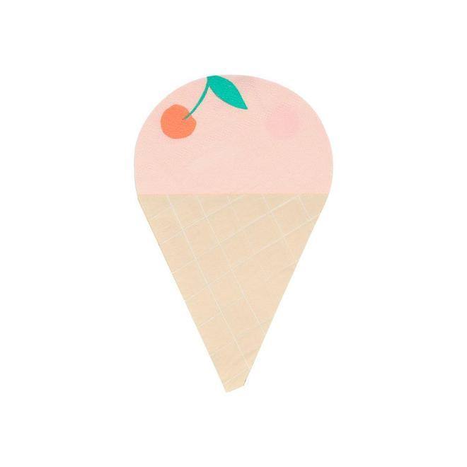 Meri Meri Ice Cream Napkins (set of 16) - partyalacarte.co.in