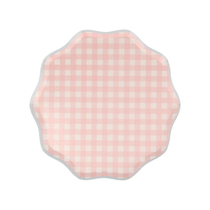 Gingham Side Plates (x8)