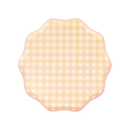Gingham Side Plates (x8)