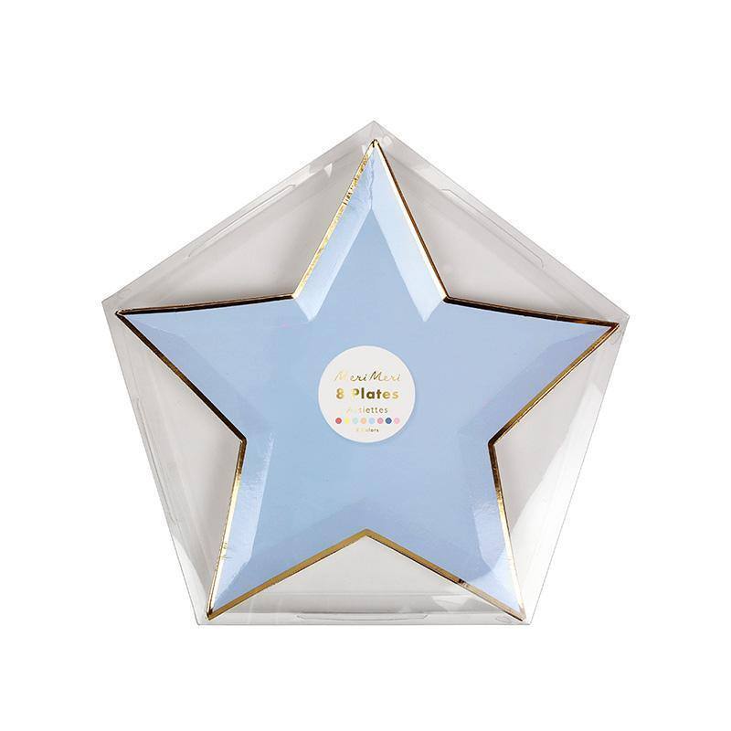 Meri Meri Jazzy star plates (Pack of 8) - partyalacarte.co.in