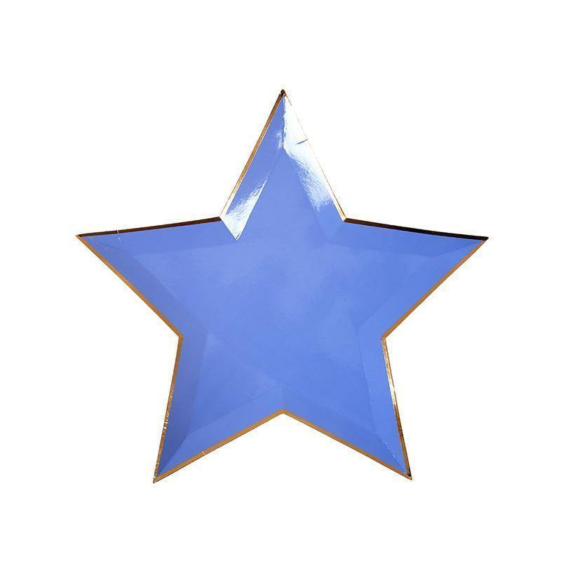 Meri Meri Jazzy star plates (Pack of 8) - partyalacarte.co.in