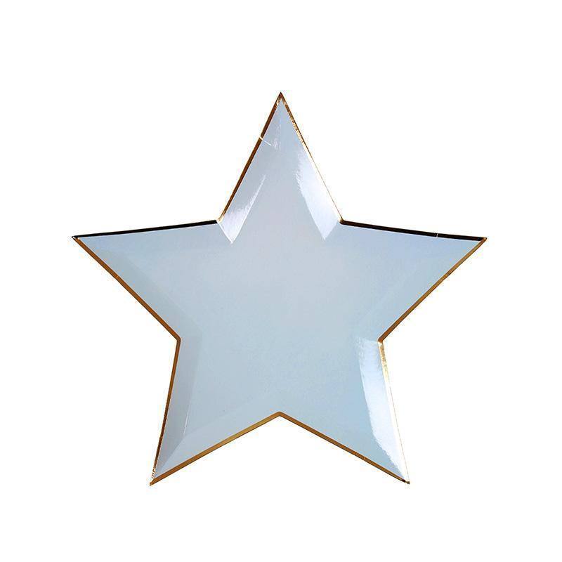 Meri Meri Jazzy star plates (Pack of 8) - partyalacarte.co.in