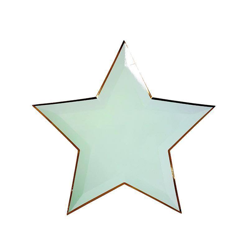 Meri Meri Jazzy star plates (Pack of 8) - partyalacarte.co.in