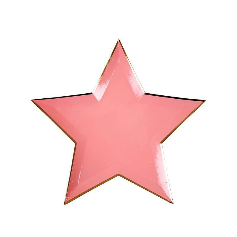 Meri Meri Jazzy star plates (Pack of 8) - partyalacarte.co.in