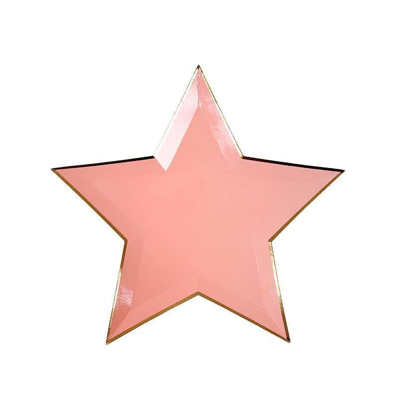 Meri Meri Jazzy star plates (Pack of 8) - partyalacarte.co.in