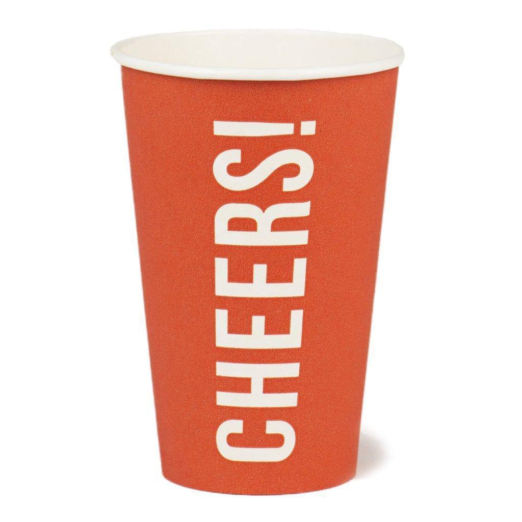 Talking Table Large 'Cheers' Cups (Pack of 8) - partyalacarte.co.in