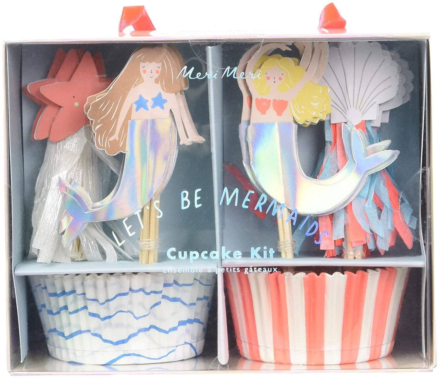 Meri Meri Let's Be Mermaids CupCake Toppers (pack of 24) - partyalacarte.co.in