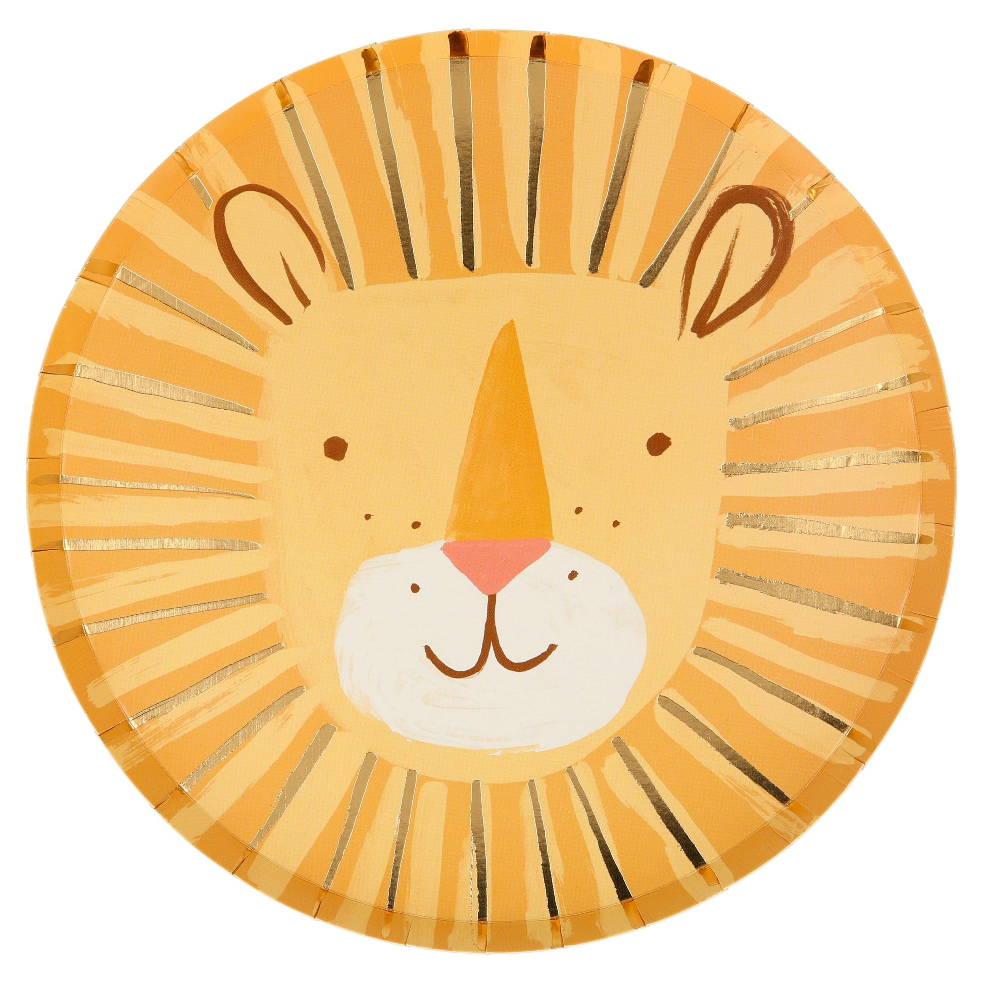 Meri Meri Lion Plates (x 8) - partyalacarte.co.in