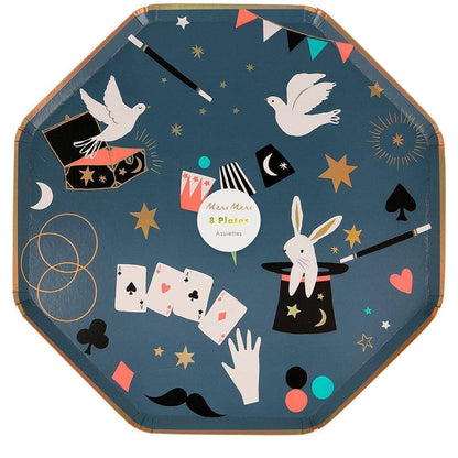 Meri Meri Magic Dinner Plates (set of 8) - partyalacarte.co.in