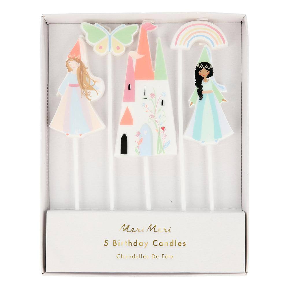 Meri Meri Magical Princess Candles (set of 5) - partyalacarte.co.in