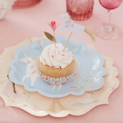 Meri Meri Magical Princess Small Plates (X 8) - partyalacarte.co.in