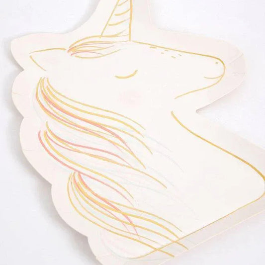 Meri Meri Magical Unicorn Plates (set of 8) - partyalacarte.co.in