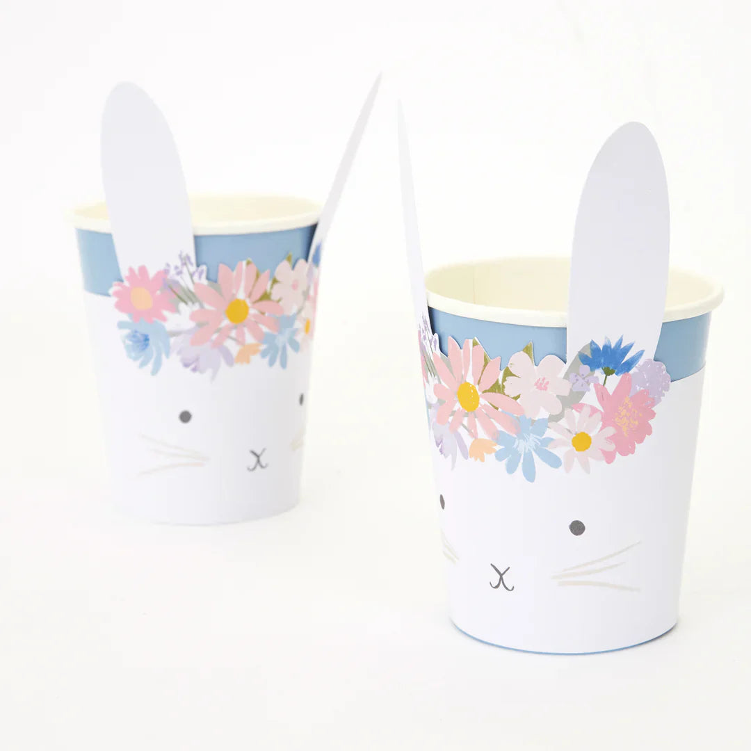 Spring Floral Bunny Cups