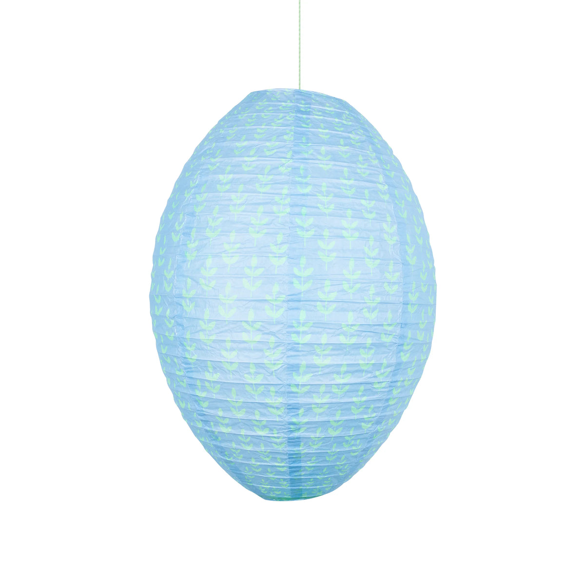 Flora Orange & Blue Paper Lanterns | Pack of 3