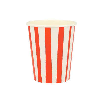 Mixed Stripe Cups (x8)