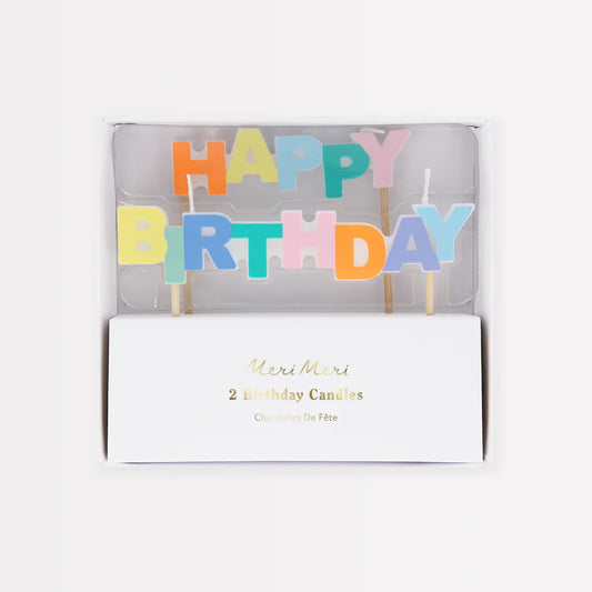 Happy Birthday Candles (x2)