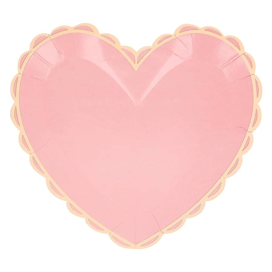 Pastel Heart Large Plates