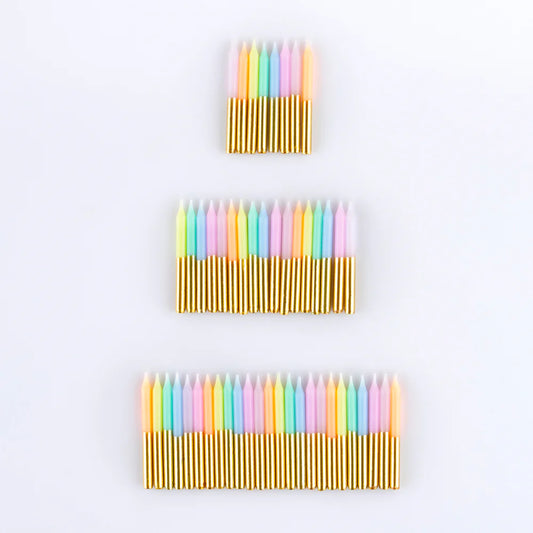 Pastel Mini Candles (x50)