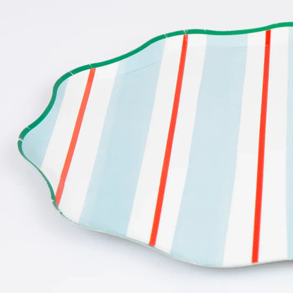 Preppy Stripe Side Plates (x8)