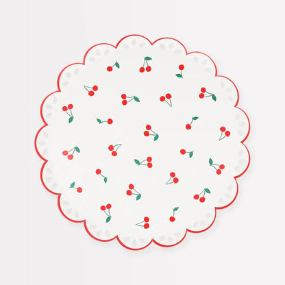 Cherry Pattern Side Plates (x8)