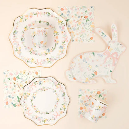 Elegant Floral Large Napkins