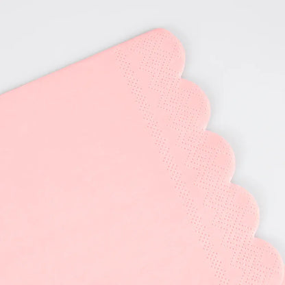 Cotton Candy Pink Small Napkins (x16)