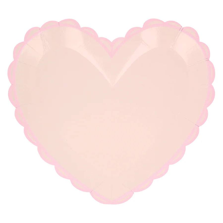 Pastel Heart Large Plates