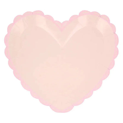 Pastel Heart Large Plates