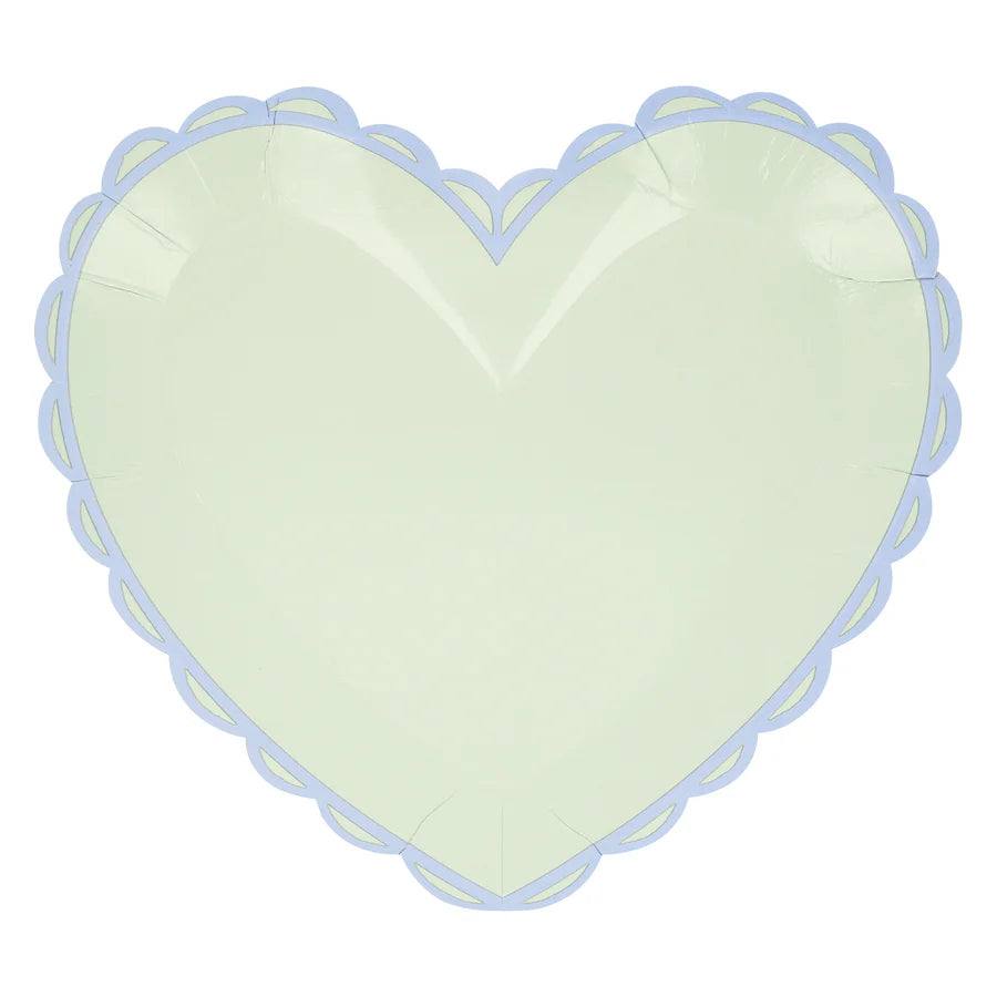 Pastel Heart Large Plates