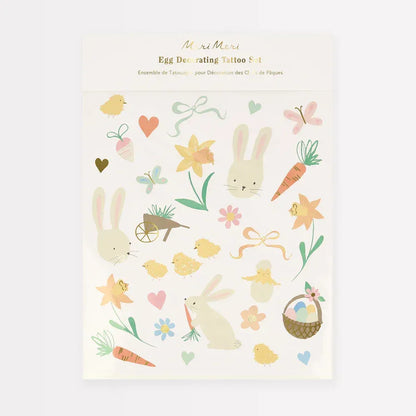 Easter Icons Egg Decorating Tattoo Set (x90)