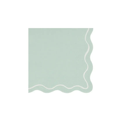 Mixed Wavy Line Small Napkins (x16)