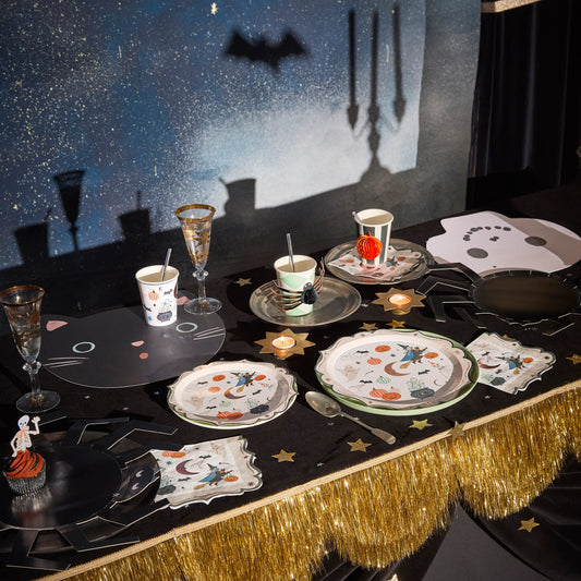 Halloween Character Paper Dinner Plates | Pack of 8
