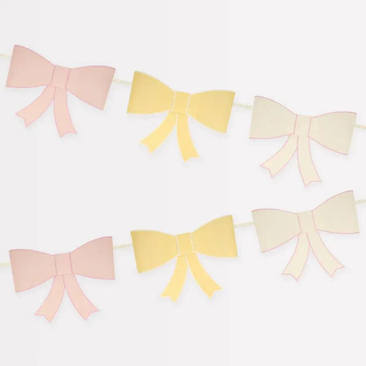 3D Paper Bow Garland