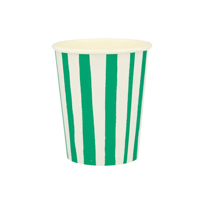 Mixed Stripe Cups (x8)