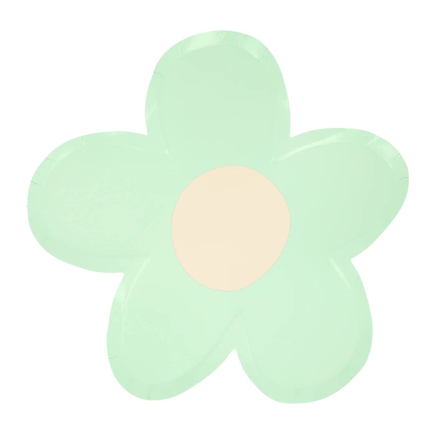 Daisy Shaped Plates (x8)