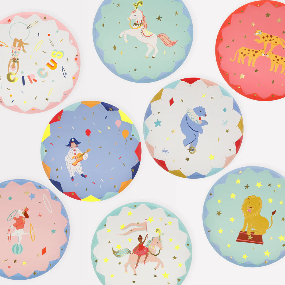 Circus Side Plates (x8)